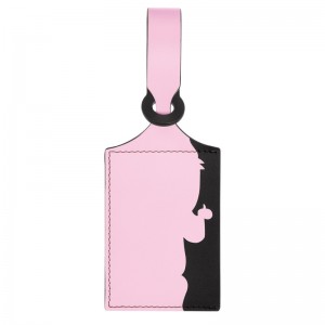 Longchamp Lgp Travel Luggage Tag Růžové | KIC462359