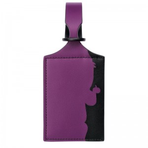 Longchamp Lgp Travel Luggage Tag Violet | CPA456870