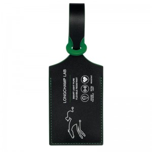 Longchamp Lgp Travel Luggage Tag Černé Zelene | TID408635