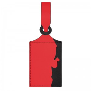 Longchamp Lgp Travel Luggage Tag Červené Tmavě Blankyt | RVE798316